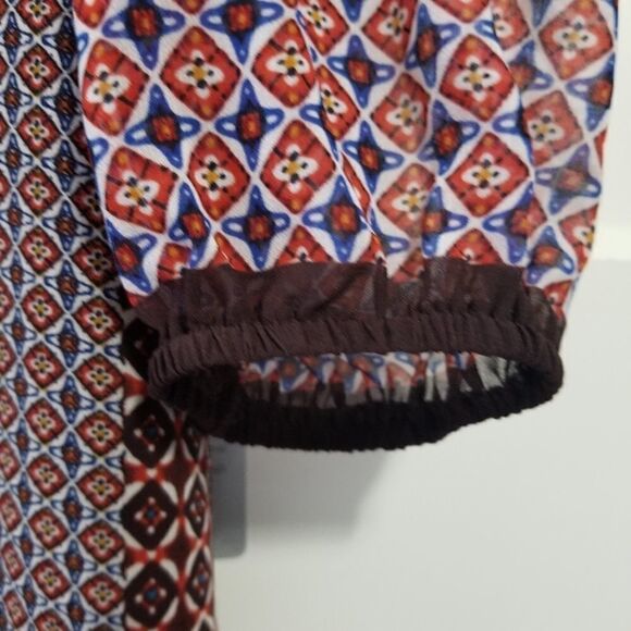 Max studio bubble sleeve georgette shift d… - Picture 6 of 10